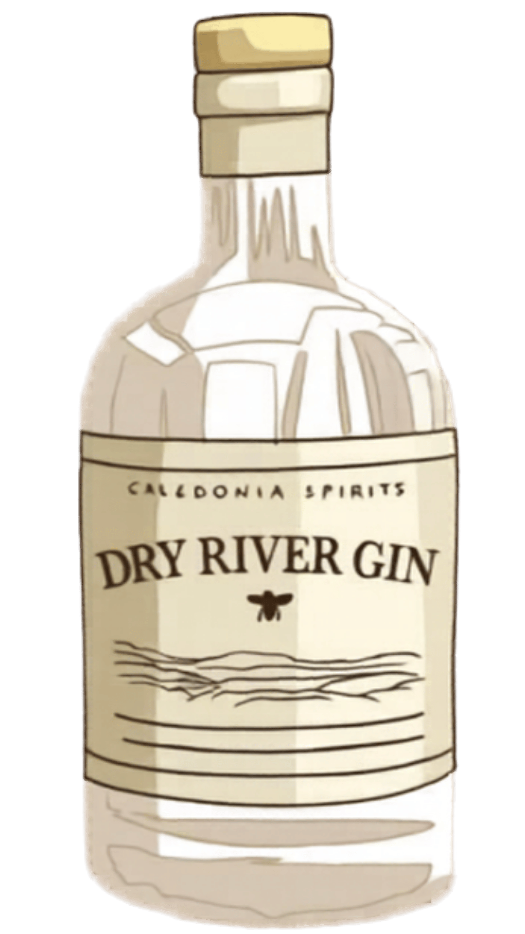 Dry River Gin bottle